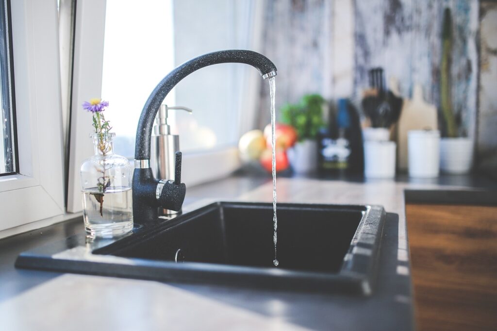 Robinet protégé par une eau adoucie