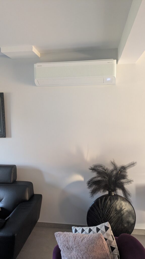 Installation d'une climatisation